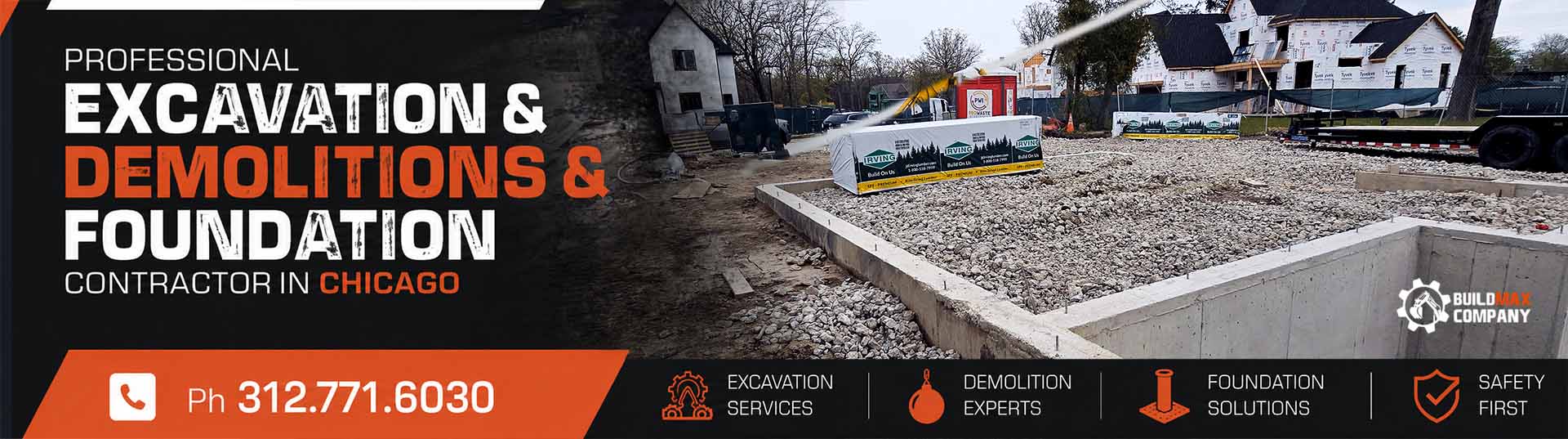 Professional Excavation & Demolition & Foundation Company Near Me