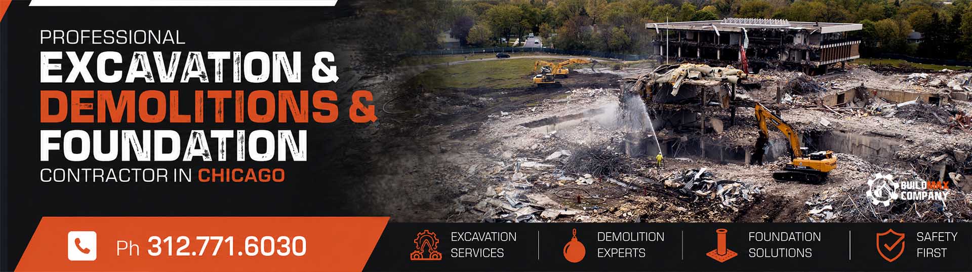 Professional Excavation & Demolition & Foundation Company Near Me